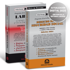 PROMO 171: Guía de Estudio de Laboral + Guía de Estudio Derecho de la Seguridad Social - comprar online
