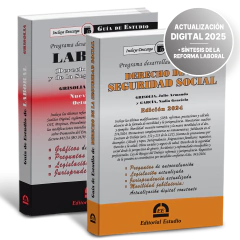 PROMO 171: Guía de Estudio de Laboral + Guía de Estudio Derecho de la Seguridad Social - comprar online