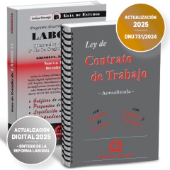 PROMO 18: Guía de Estudio de Laboral + Ley de Contrato de Trabajo con gráficos (Anillada) - comprar online