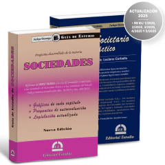 PROMO 188: Guía Práctica Profesional Derecho Societario + Guía de Estudio de Sociedades - comprar online