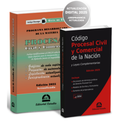 PROMO 22: Guía de Estudio de Procesal Civil y Comercial + Código Procesal Civil y Comercial - comprar online