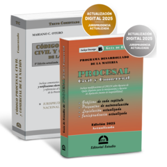 PROMO 49: Guía de Estudio de Procesal Civil y Comercial + Código Procesal Civil y Comercial Comentado - comprar online