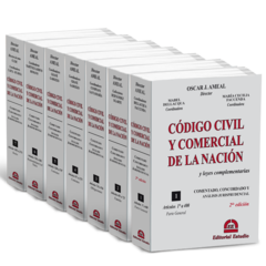 PROMO 57: Código Civil y Comercial Comentado Tomo I + Tomo II + Tomo III + Tomo IV + Tomo V + Tomo VI + Tomo VII (Rústico)