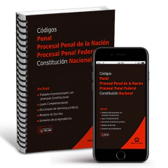 Código Penal, Código Procesal Penal de la Nación, Código Procesal Penal Federal y Constitución Nacional (Anillado) (Libro Físico + Libro Digital) - comprar online
