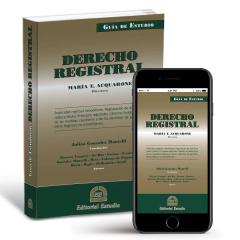Guía de Estudio de Derecho Registral (Libro Físico + Libro Digital) - comprar online