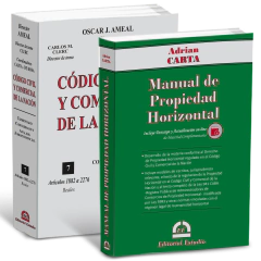 PROMO 166: Manual de Propiedad Horizontal + Tomo VII. Reales. CCCN Comentado (Rústico) - (Dirección: Oscar J. AMEAL)