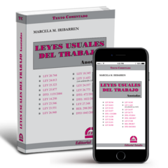 Leyes Usuales del Trabajo Anotadas (Libro Físico + Libro Digital)