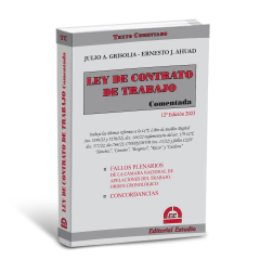 Imagen de PROMO 144: GE Laboral + GE Dcho.Seguridad Social + GE Dcho.Relaciones Ind.Trab. + Ley de Contrato de Trabajo Comentada