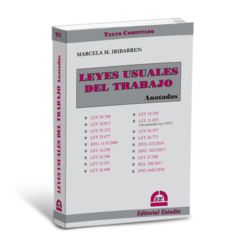 Leyes Usuales del Trabajo Anotadas (Libro Físico + Libro Digital) - comprar online