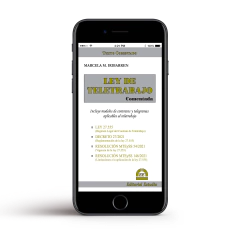 Ley de Teletrabajo Comentada (Libro Físico + Libro Digital) - Editorial Estudio