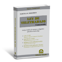 Ley de Teletrabajo Comentada (Libro Físico + Libro Digital) - buy online