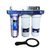 Filtro de agua 3 etapas conexión de media ½ PuriPlus carcasa 10 pulgadas c 652-