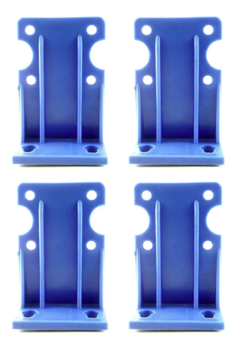 4 soportes plasticos para carcasa portafiltro de 10 pulgadas. C-999-
