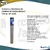 Kit x6 membranas 20 pulgadas SLIM, 2 sedimentos 5 micras + 2 carbón bloque + 2 carbón granular para filtro de agua c -503- en internet