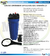 Carcasa contenedor 10 pulgadas Azul conexión 1/2 con 2 membrana filtrante PLISADA sedimentos 20 micras. c-129-099- - comprar online