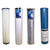 Kit x4 membranas Big Blue 20 pulgadas: polipropileno plisado 20 micras, sedimentos 5 micras, carbón activado bloque, carbón granular c -502-103-