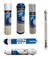 Kit filtro osmosis inversa 100 galones 6 Etapas, membranas 10 pulgadas, T33 coco, membrana RO 100, Tubo uv 6w c -501-31-09-13-