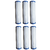 kit x6 Membranas polipropileno Plisado sedimentos 20 micras 10 pulgadas c-99-
