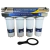 Filtro de agua 5 etapas conexión de media ½ Carcasa 10 pulgadas Blanco y luz ultravioleta 25 wattios PuriPlus c -513-4- - comprar online