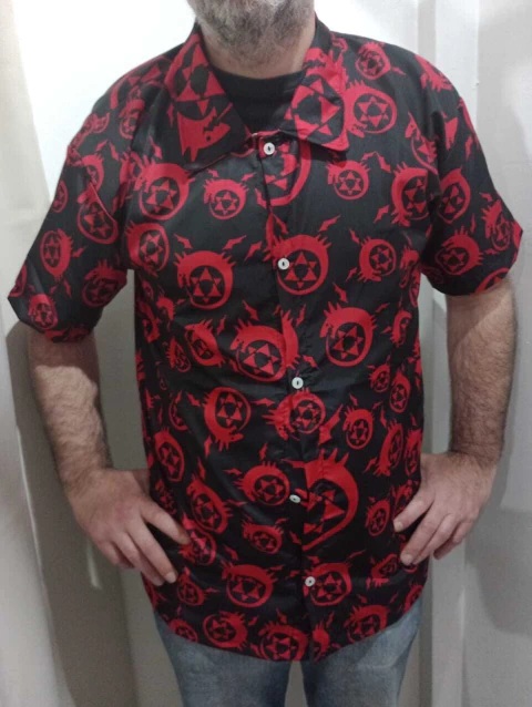 Camisas Full Print Full Metal Alchemist modelo 0180