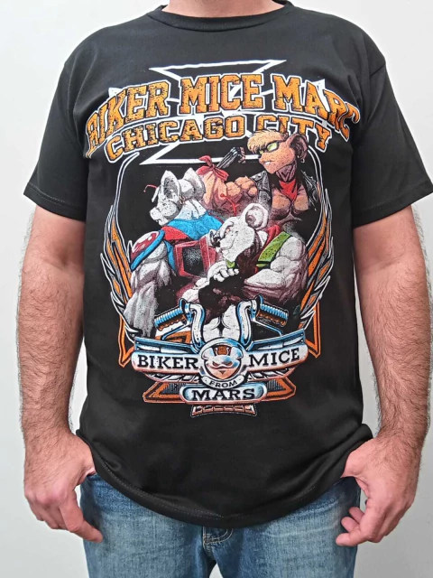 Remera Estampada 100% Algodón Peinado Motoratones Mod. 506 - comprar online