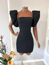 Vestido alfaiataria preto