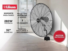 Ventilador Industrial De Pared Liliana VWI 32 PuLG 3 Veloc 280w en internet