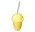 Imagen de Accesorio Vaso Milkshake Chico con tapa y sorbete