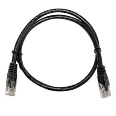 UTP Cat5e Patch cord, CU,PVC - 0,50M, negro