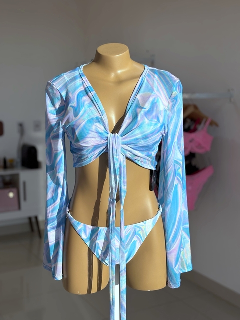 Saída Blusa Mikonos - Holográfico