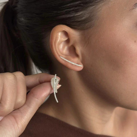 Brinco Ear Cuff Brilhos RF: B0022 - comprar online