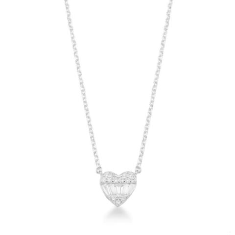 Colar Coração Cravejado Luxo RF: C0058