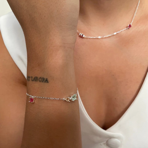 Pulseira Mix Zircônias - comprar online