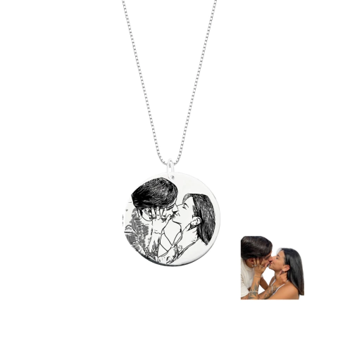 Colar Medalha Foto Personalizado RF: PZ0006 - comprar online