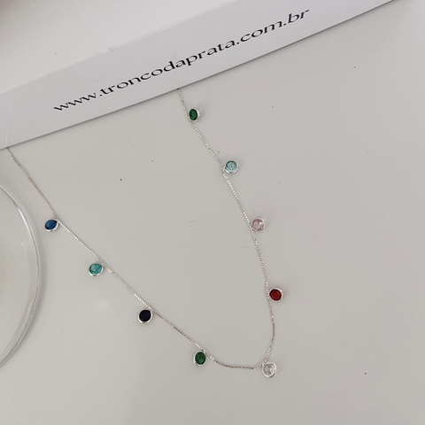 Choker Arco Íris 45cm RF: C0038 - comprar online
