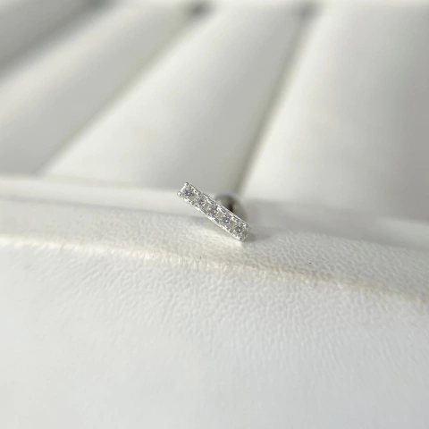 Piercing Palito Cravejado