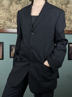 blazer lã fria terno - M/G - Cora Brecho