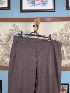 calça alfaiataria marrom - 44 - loja online