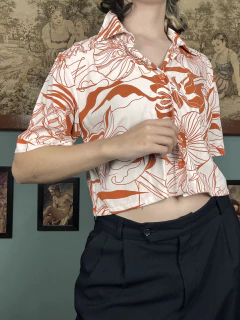 camisa tropical - M na internet