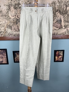 calça alfaiataria verde claro - 38 - comprar online