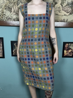 vestido vintage afer - M