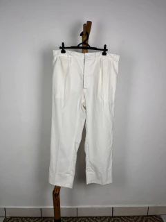 calça alfaiataria branca - 42/44 - comprar online