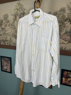 camisa listras cia - G/GG - Cora Brecho
