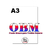 Papel transfer fundo branco "OBM" A3 - Pcte 10 Folhas - comprar online