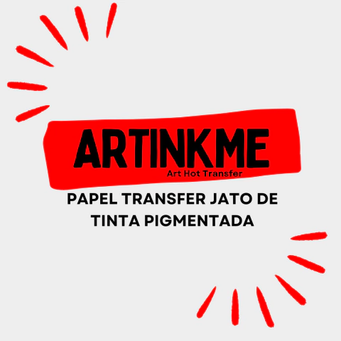 Papel Transfer Jato de Tinta - ARTINKME - Pcte com 10 A4