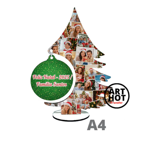 PMDFARNA4 - 1 Unid. - MDF A4 - Arvore de Natal - comprar online
