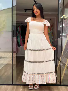 Imagem do Vestido Sofia Longo Cru