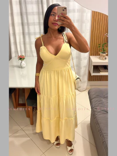 Vestido Heloísa Longo Preto - Loja Acredita Bonita