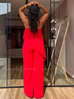 Macacão Verona Longo Vermelho - loja online