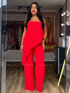 Macacão Verona Longo Vermelho - comprar online